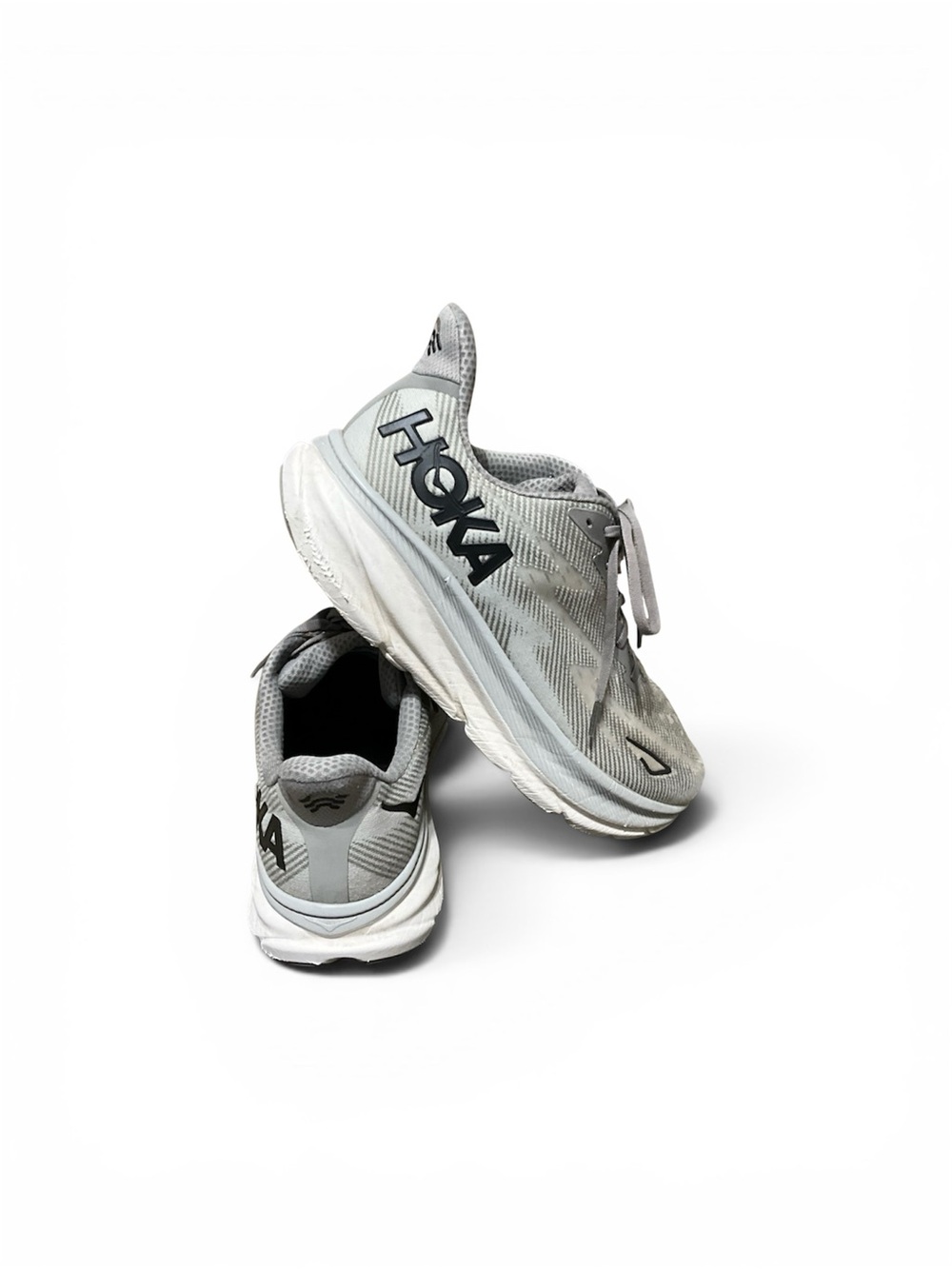 HOKA Men's Gray Lightweight Running Sneakers Size 14D
